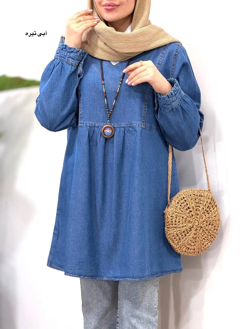 مانتو جین کاغذی نیکا 1